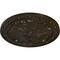 Ekena Millwork Foster Acanthus Leaf Medallion (Canopies up to 2 1/4"), 20 1/2"OD x 1 1/2"P, Stone Hearth Crackle CM20FOSHC - alternate 2